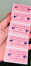 Load image into Gallery viewer, Custom Shipping Sticker Labels