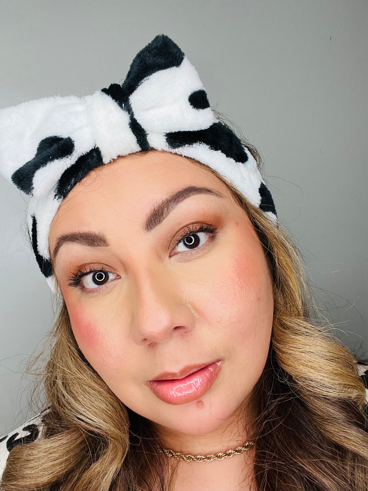 Cow Print Headband